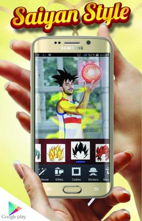 Super Saiyan Camera Effects स्क्रीनशॉट 1