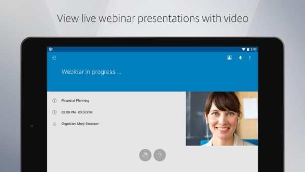 GoToWebinar screenshot 5