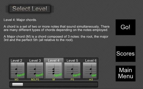 Music School:Interval & chords 3 تصوير الشاشة