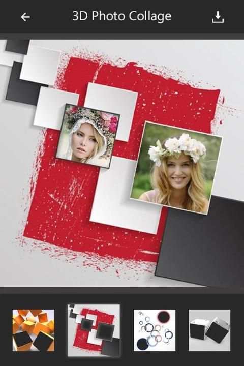 3D Photo Collage Maker 7 تصوير الشاشة
