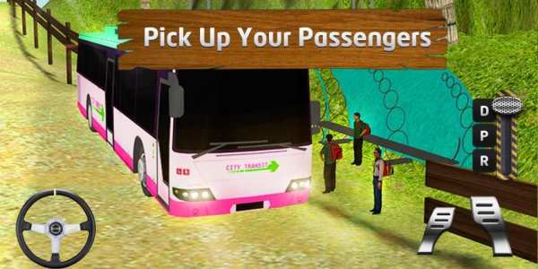 Offroad Bukit Bus Simulator 3D screenshot 9