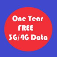 One Year Free 3G/4G Data