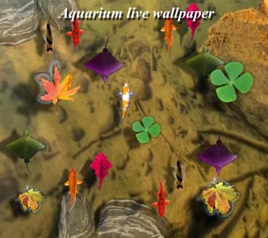 Fishes Live Wallpaper स्क्रीनशॉट 1