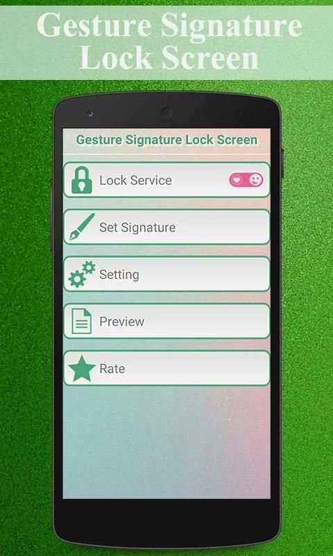 Gesture Signature Lock Screen screenshot 6