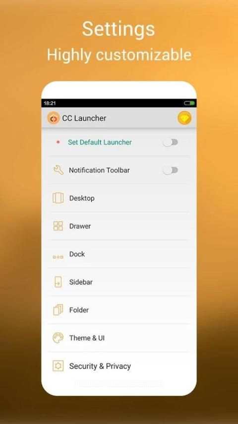 CC Launcher - Cool & Cute screenshot 4