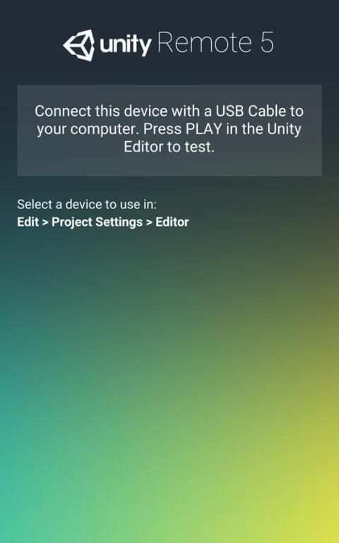 Unity Remote 5 1 تصوير الشاشة