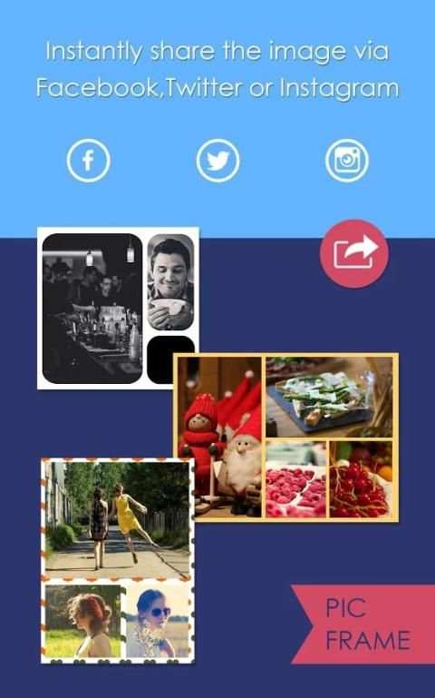 Pic Frame - Photo Collage Grid screenshot 10