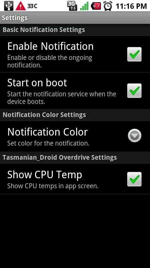 TempMonitor Lite स्क्रीनशॉट 1