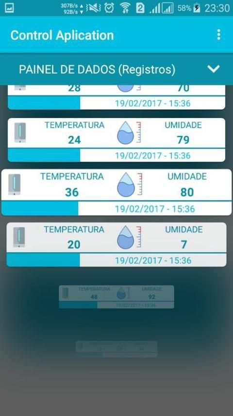 Controle WiFi Temperatura screenshot 1