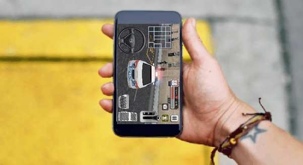 3D Police Car Driver Sim screenshot 1
