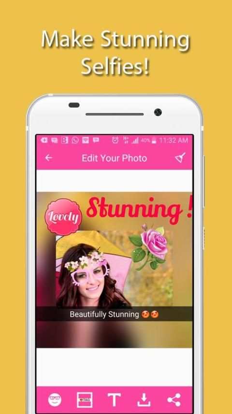B12 Selfie - Heart Camera скриншот 4