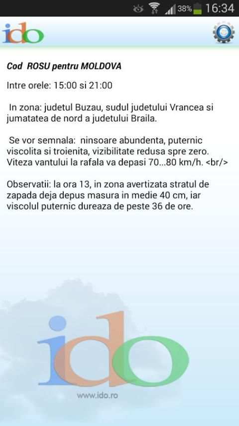 Alerte meteo ido screenshot 1