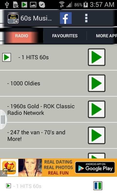60s Radio screenshot 2