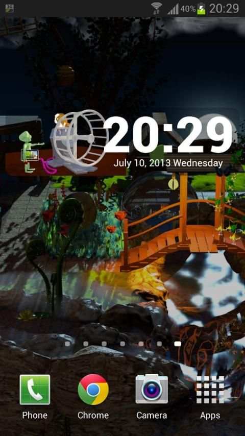Tim Tom Tia Time clock widget screenshot 2