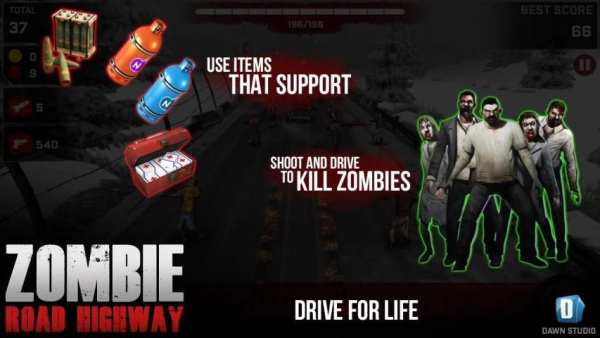 Zombie Road Highway screenshot 1