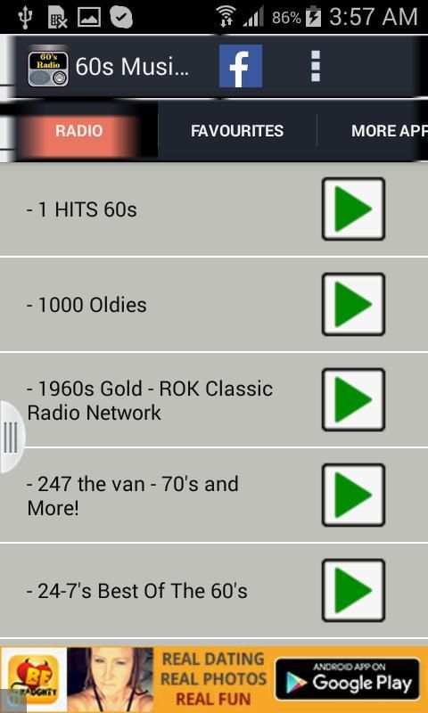 60s Radio screenshot 3