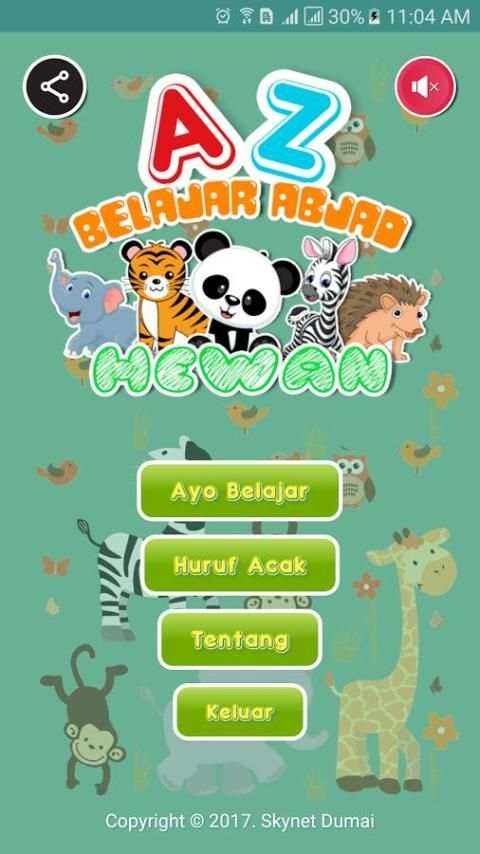 AZ Belajar Abjad Nama Hewan screenshot 10