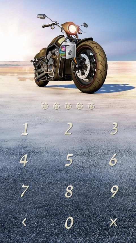 AppLock Theme Motorcycle – Paid Theme screenshot 3
