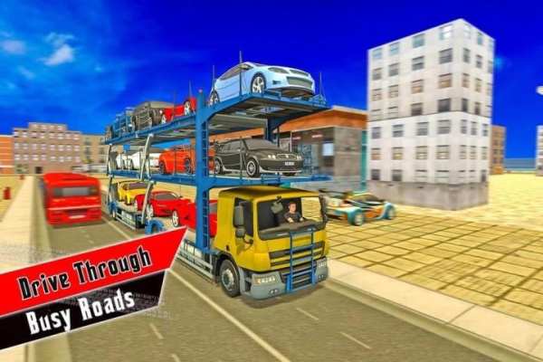 Multi Truck Car Transport 2017 screenshot 4