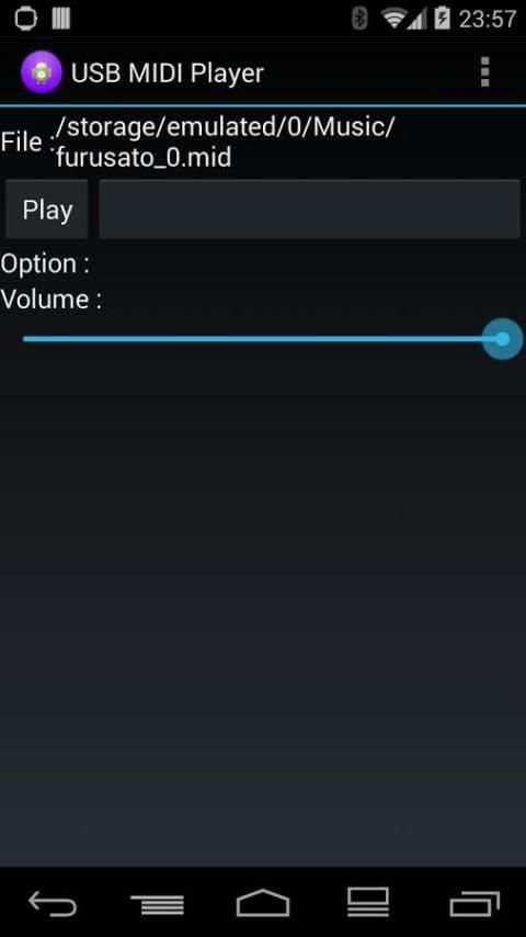USB MIDI player screenshot 1