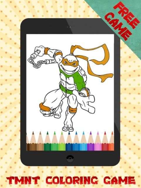 * Coloring for Turtles Ninja screenshot 3
