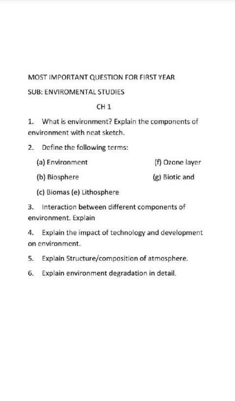 ENVIRONMENTAL STUDIES screenshot 6