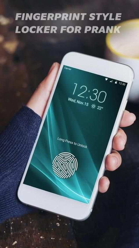 Fingerprint lock screen for prank--Touch ID screenshot 3