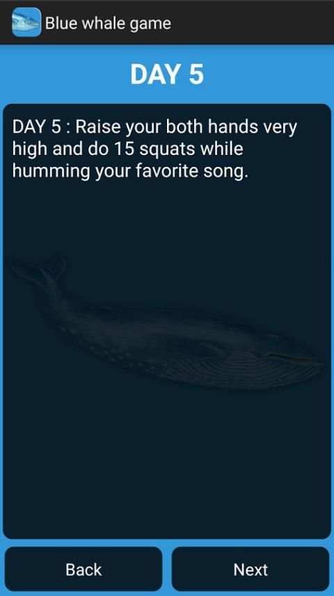 Blue Whale Permainan screenshot 3