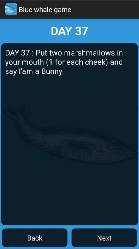 Blue Whale Permainan screenshot 2