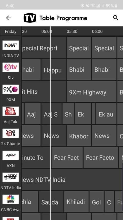 India TV Listing Guide screenshot 1