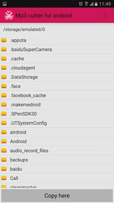 Mp3 cutter for android screenshot 1