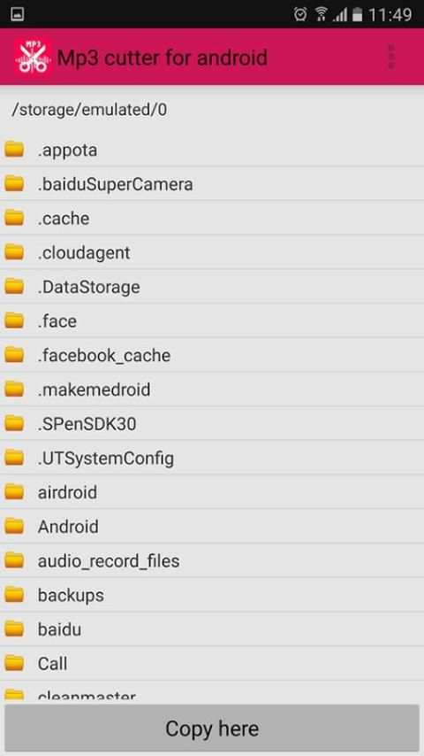 Mp3 cutter for android screenshot 1