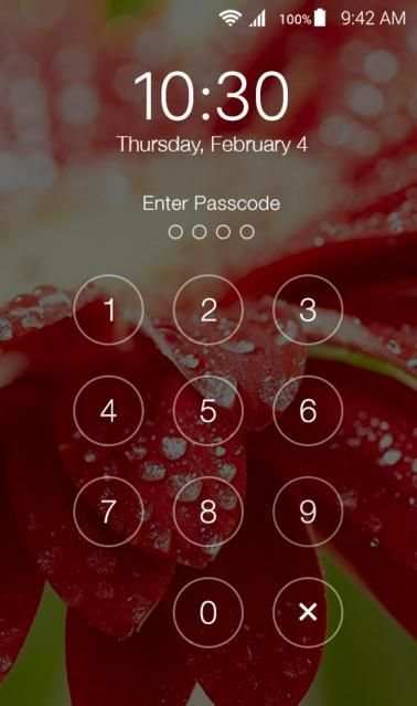 Lock Screen OS9 HD स्क्रीनशॉट 1