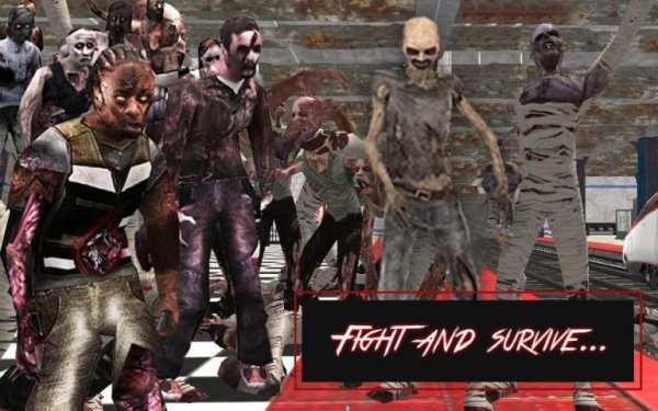 Zombie Assault Train Station screenshot 2