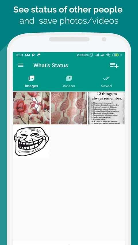 What's Status - Save Status send message(No Ads) स्क्रीनशॉट 3