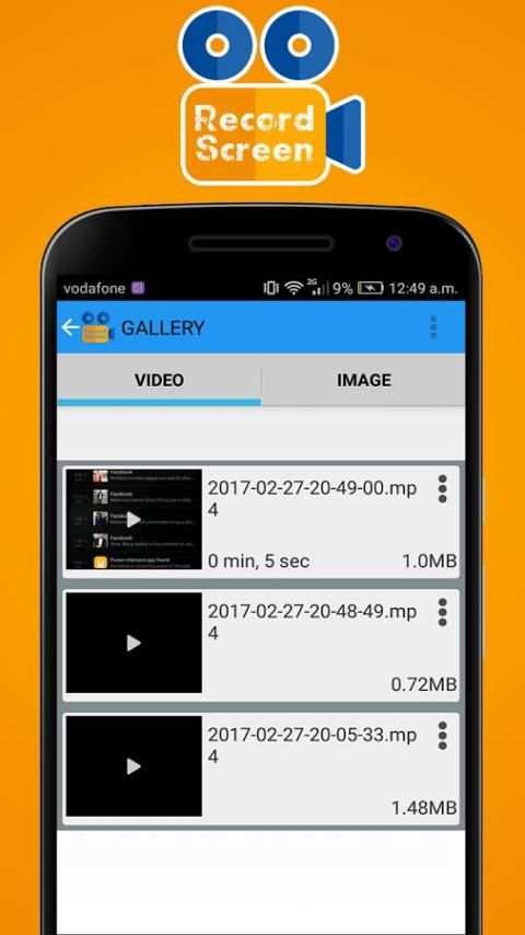 Record Screen Video स्क्रीनशॉट 3