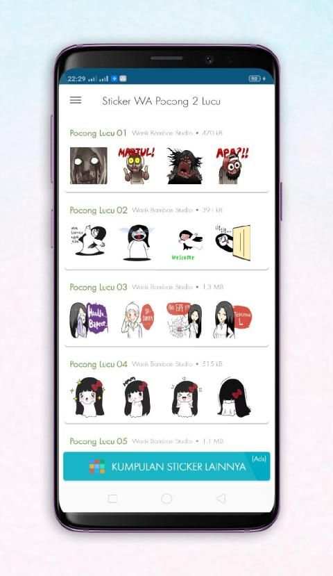 Stiker WA Pocong 2 Lucu screenshot 6
