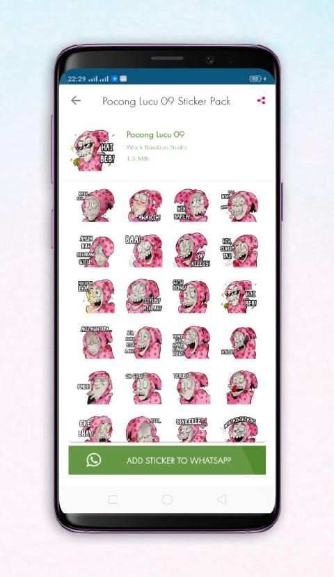 Stiker WA Pocong 2 Lucu screenshot 4