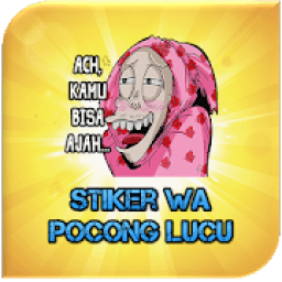 ikon Stiker WA Pocong 2 Lucu