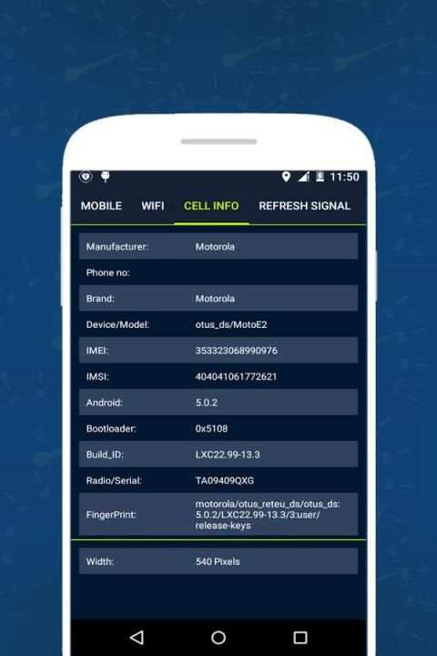 Network Signal Info 3 تصوير الشاشة