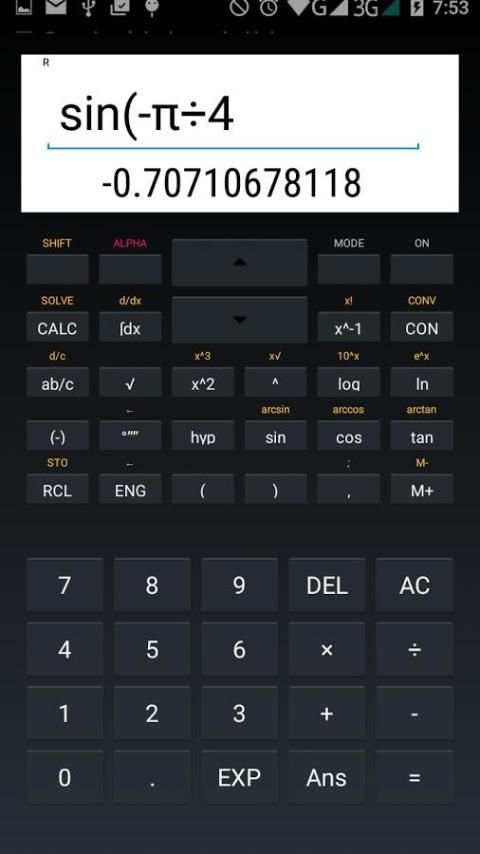 My calculator fx-570MS स्क्रीनशॉट 2