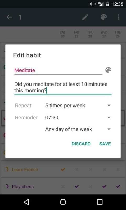 Good Habits - Daily Task स्क्रीनशॉट 3