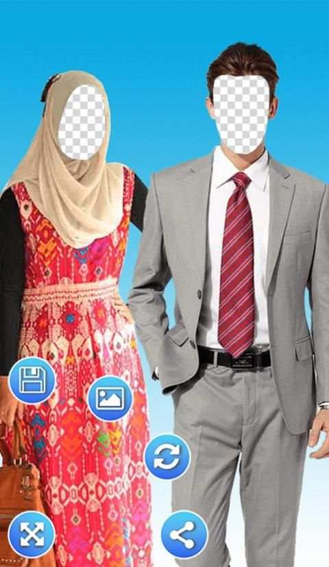Couple Islamic Photo Frames स्क्रीनशॉट 3