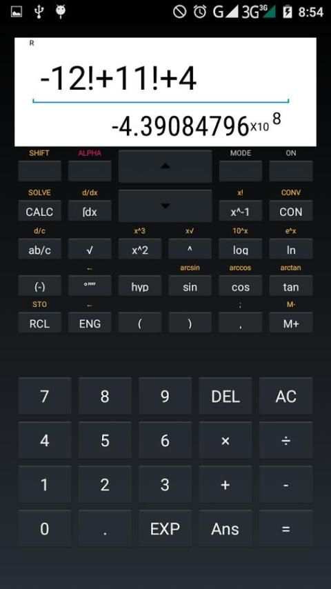 My calculator fx-570MS स्क्रीनशॉट 1
