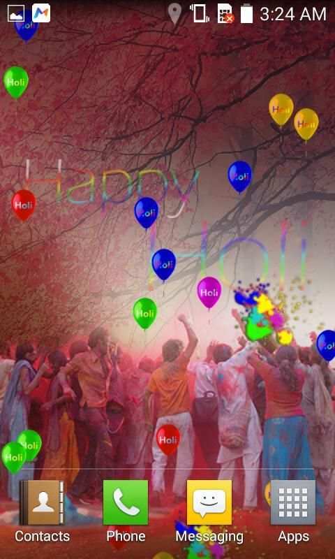Holi Live Wallpaper 2017 स्क्रीनशॉट 6