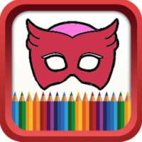 Coloring Book for Masks Hero