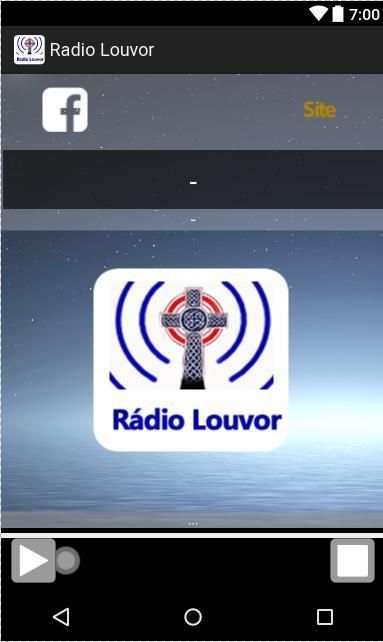 Rádio Louvor स्क्रीनशॉट 1