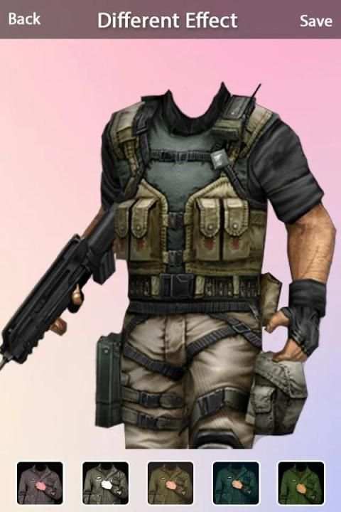 Soldier Photo Suit : Army Suit скриншот 3