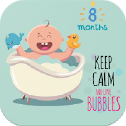 Baby Photo Editor : Monthly Milestone Stickers आइकन