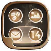 Solo Launcher Coffee आइकन